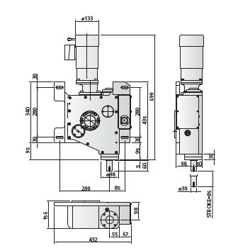 #30 GE-30 立式凸輪箱